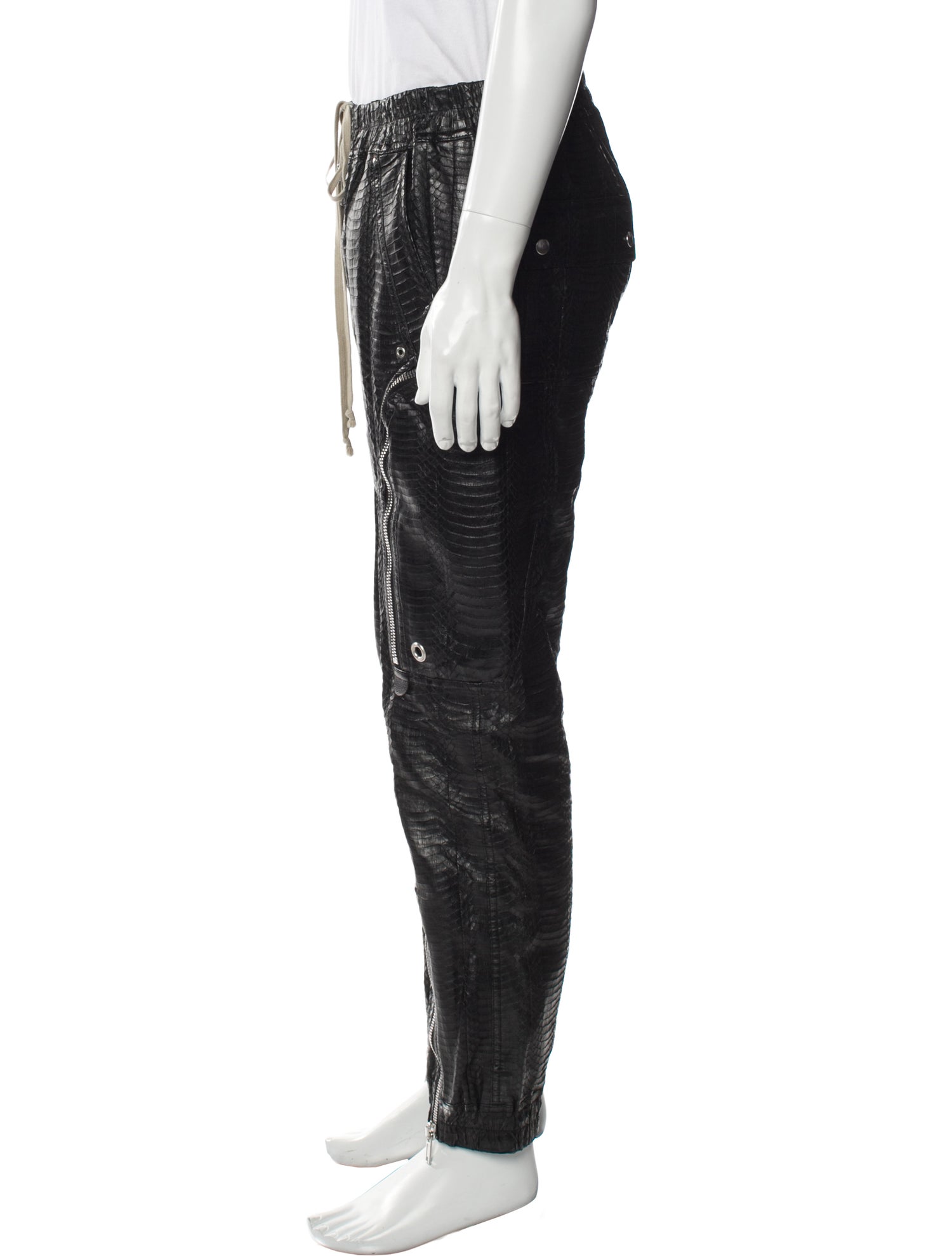 Rick Owens Leather Joggers