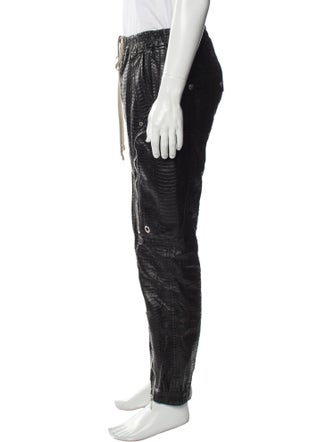 Rick Owens Leather Joggers