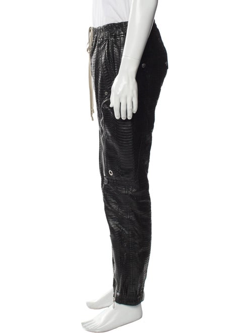 Rick Owens Leather Joggers