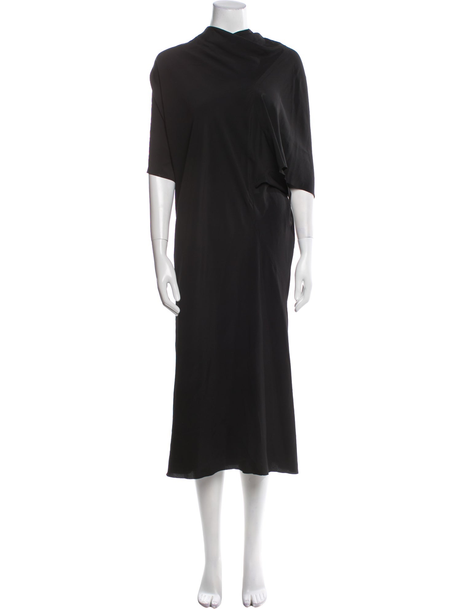 Rick Owens Cowl Neck Long Dress