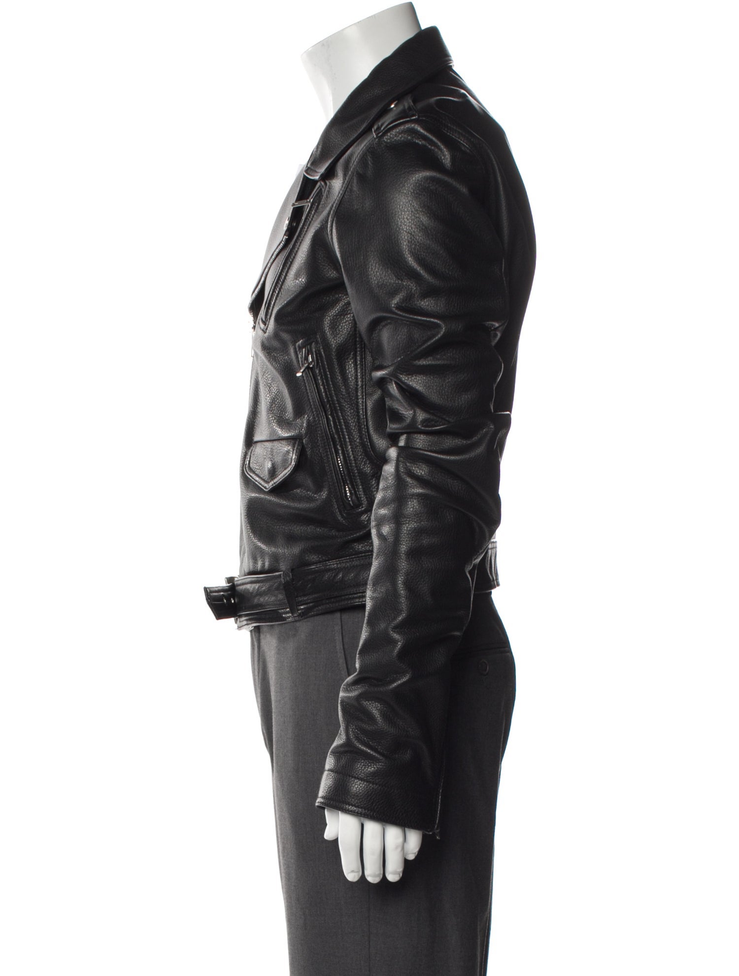 Rick Owens Leather Moto Jacket