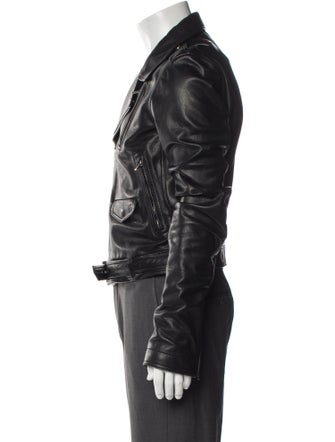 Rick Owens Leather Moto Jacket