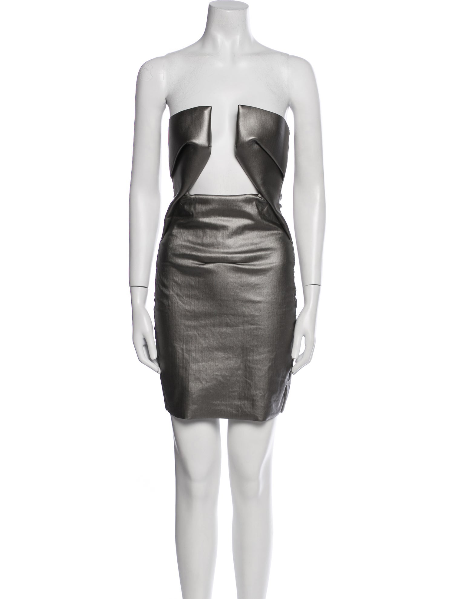 Rick Owens Strapless Mini Dress