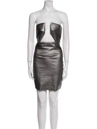 Rick Owens Strapless Mini Dress