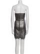Rick Owens Strapless Mini Dress