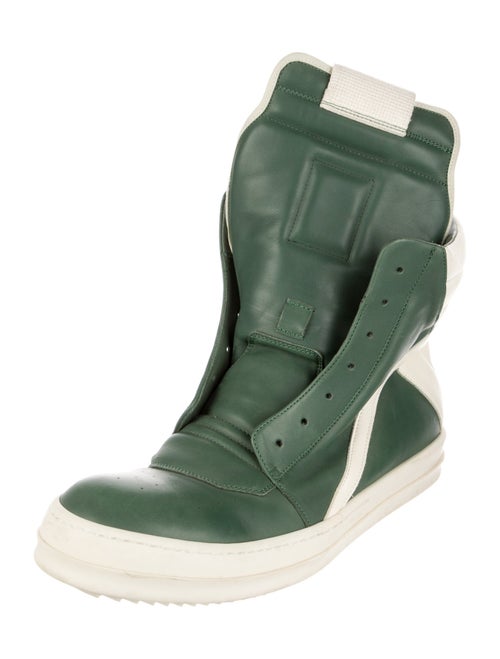 Rick Owens Leather Lace-Up Boots