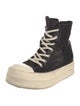 Rick Owens Leather Lace-Up Boots