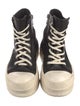 Rick Owens Leather Lace-Up Boots
