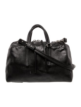 Rick Owens Leather Top Handle Bag