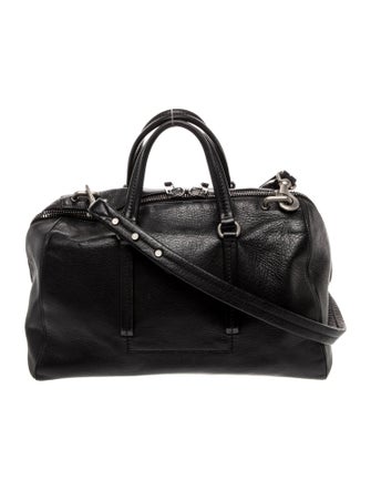 Rick Owens Leather Top Handle Bag