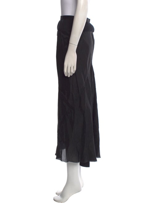Rick Owens Raw-Edge Trim Midi Length Skirt