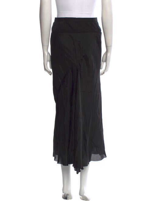 Rick Owens Raw-Edge Trim Midi Length Skirt