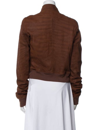 Rick Owens Lamb Leather Biker Jacket