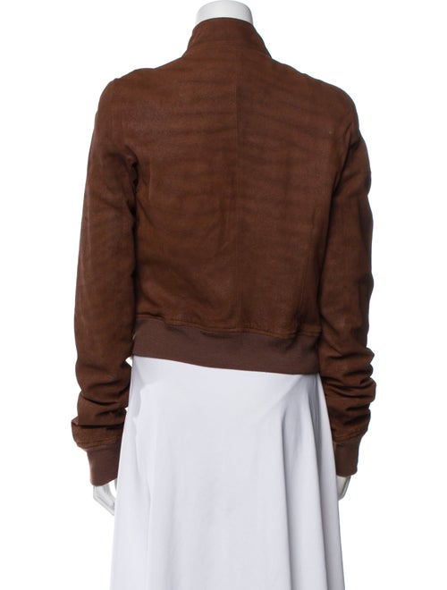 Rick Owens Lamb Leather Biker Jacket