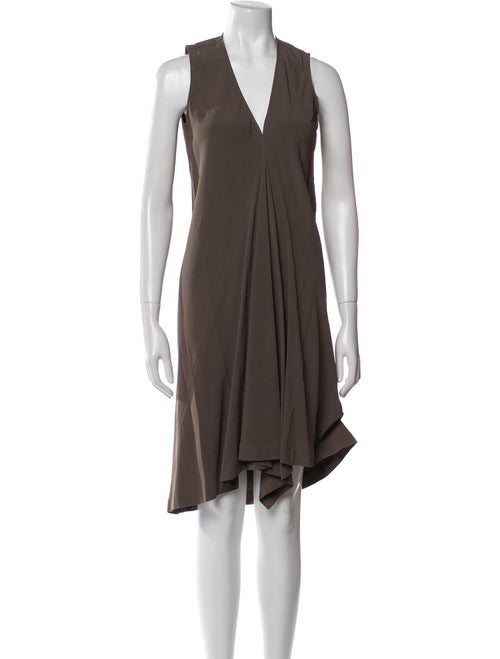 Rick Owens V-Neck Knee-Length Dress