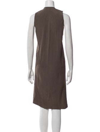 Rick Owens V-Neck Knee-Length Dress