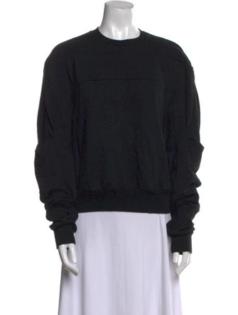 Rick Owens Crew Neck Long Sleeve Sweatshirt