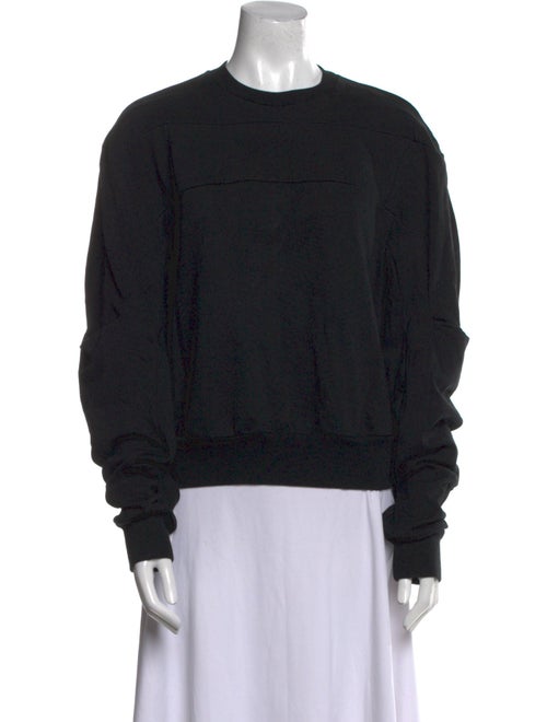 Rick Owens Crew Neck Long Sleeve Sweatshirt