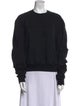 Rick Owens Crew Neck Long Sleeve Sweatshirt
