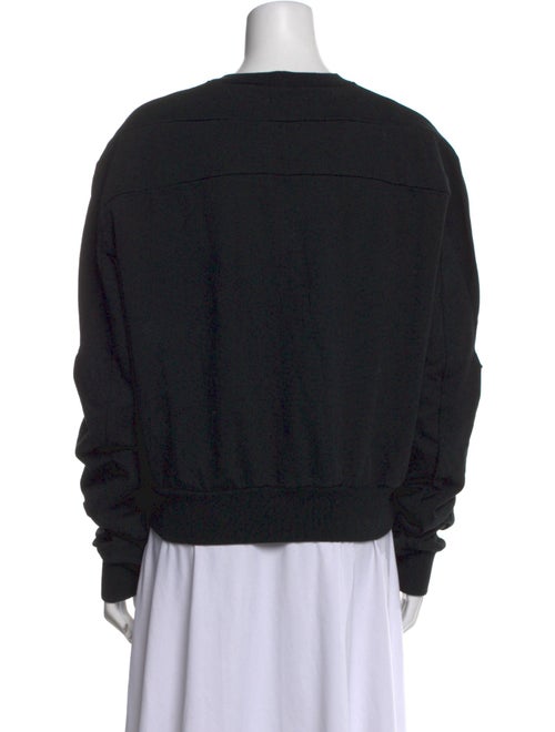 Rick Owens Crew Neck Long Sleeve Sweatshirt