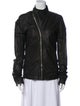Rick Owens Leather Biker Jacket