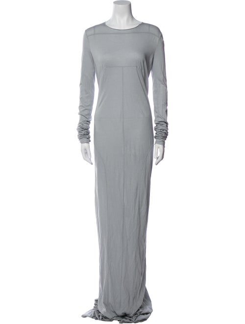 Rick Owens Crew Neck Long Dress