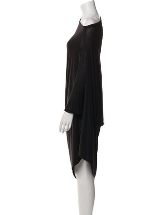 Rick Owens One-Shoulder Three-Quarter Sleeve Tunic