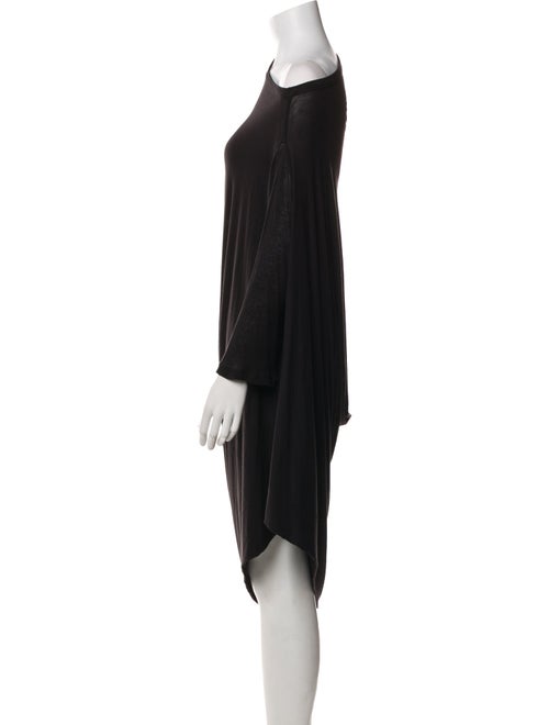 Rick Owens One-Shoulder Three-Quarter Sleeve Tunic