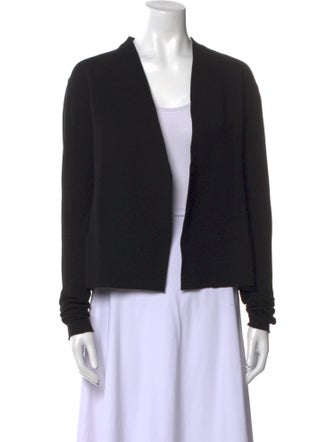 Rick Owens Wool Open Front Sweater