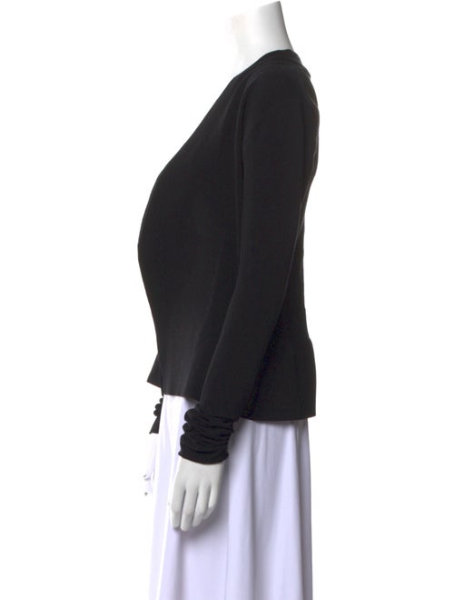 Rick Owens Wool Open Front Sweater