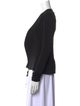 Rick Owens Wool Open Front Sweater