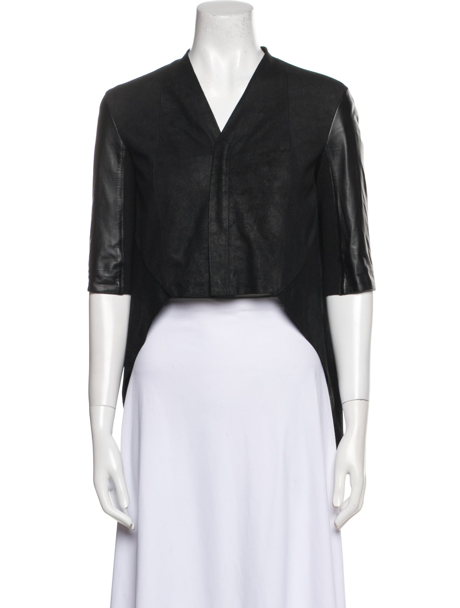 Rick Owens Leather Bolero