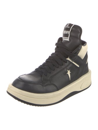 Rick Owens Drkshdw x Converse Leather Sneakers