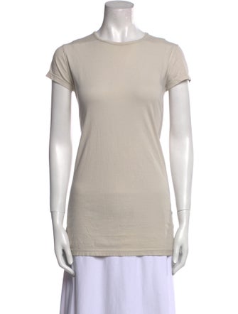 Rick Owens Crew Neck Short Sleeve T-Shirt