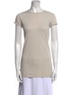 Rick Owens Crew Neck Short Sleeve T-Shirt