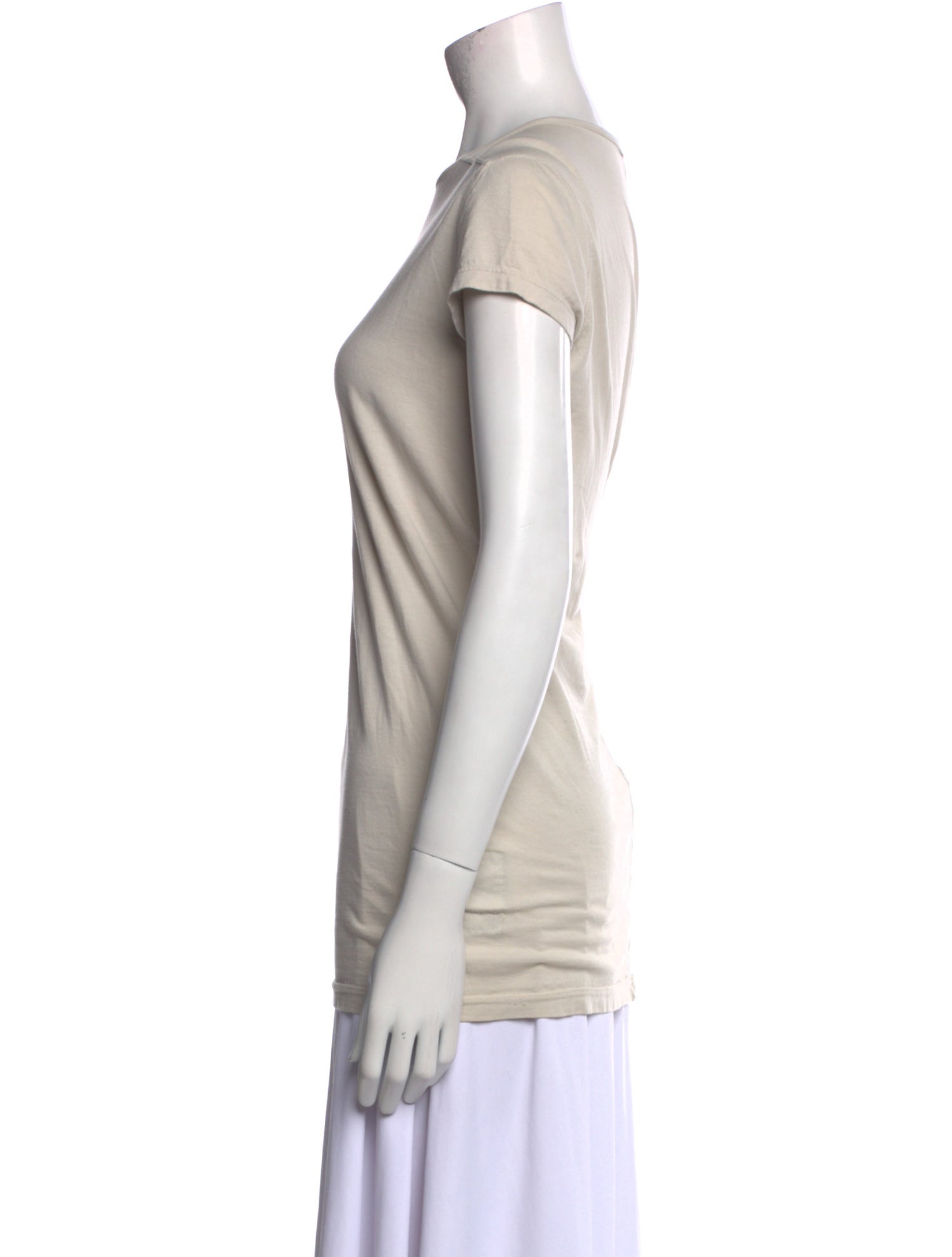 Rick Owens Crew Neck Short Sleeve T-Shirt