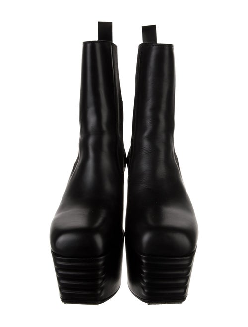 Rick Owens Leather Chelsea Boots