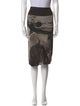 Rick Owens Silk Knee-Length Skirt