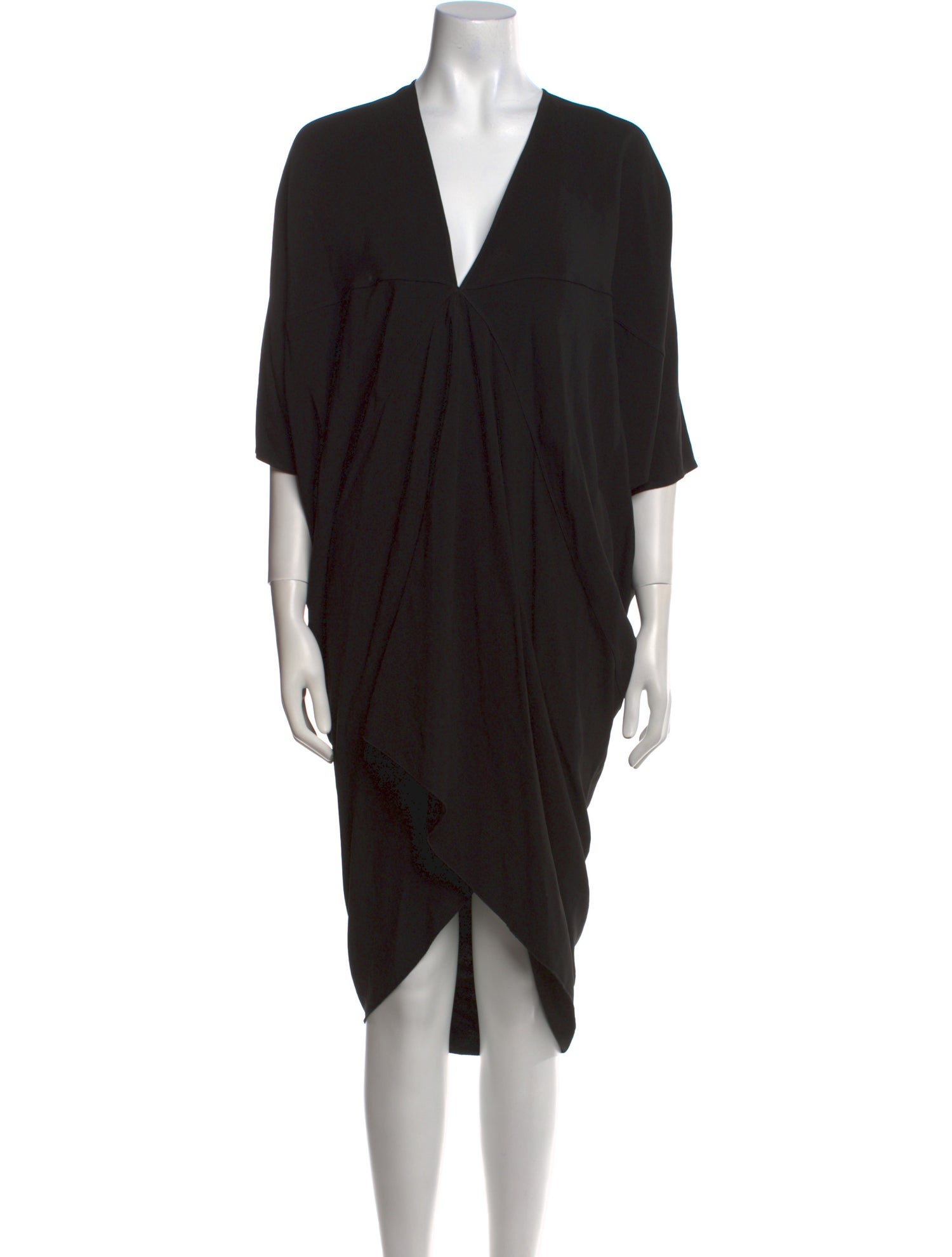 Rick Owens V-Neck Long Dress
