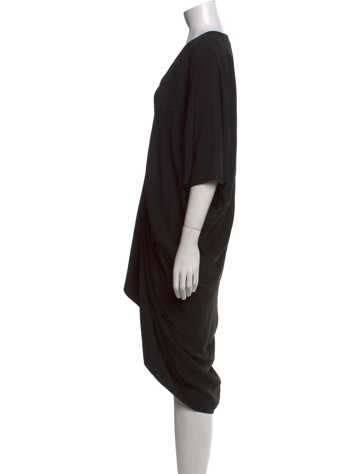 Rick Owens V-Neck Long Dress