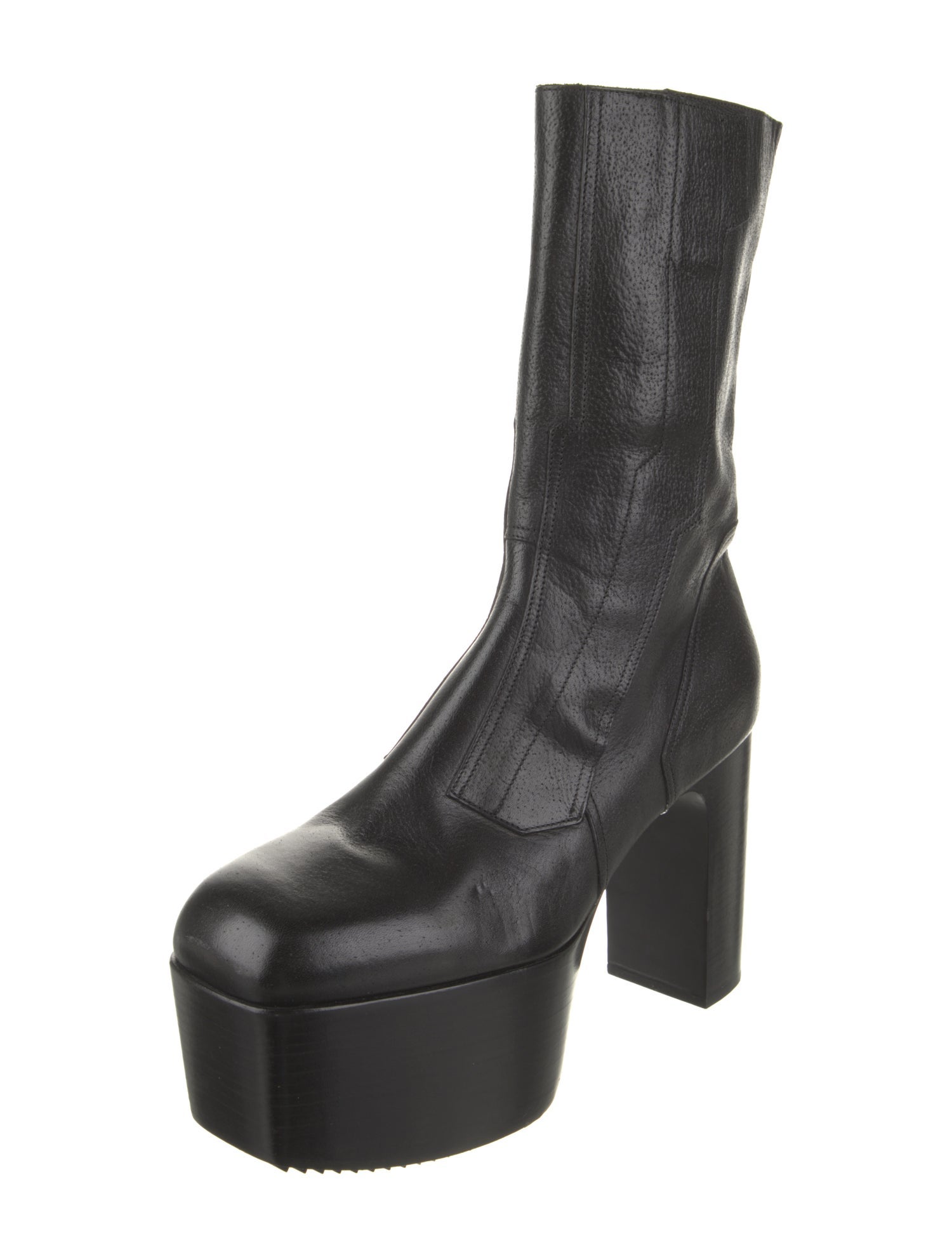 Rick Owens Leather Boots