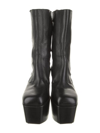 Rick Owens Leather Boots