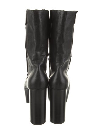 Rick Owens Leather Boots