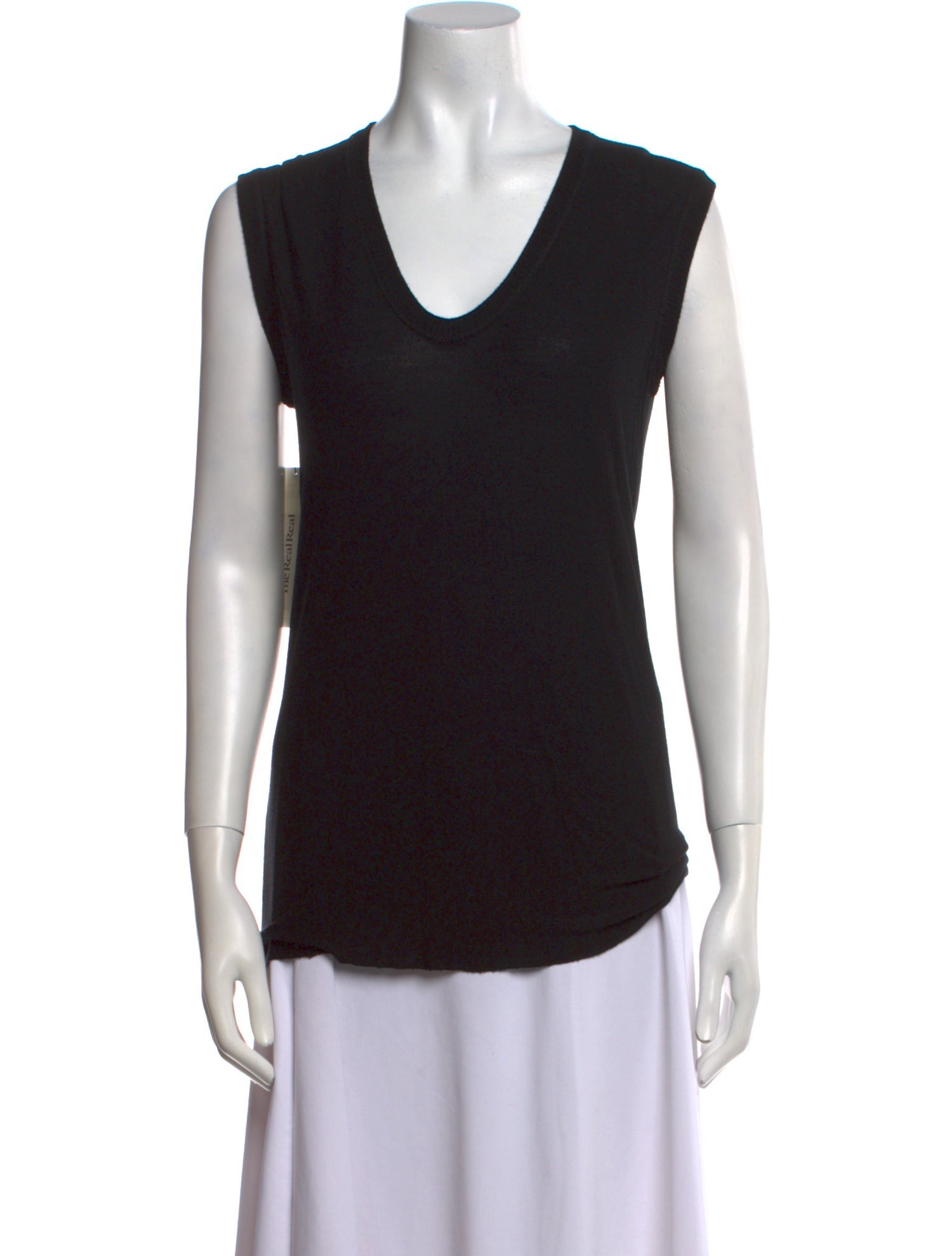 Rick Owens V-Neck Sleeveless Top