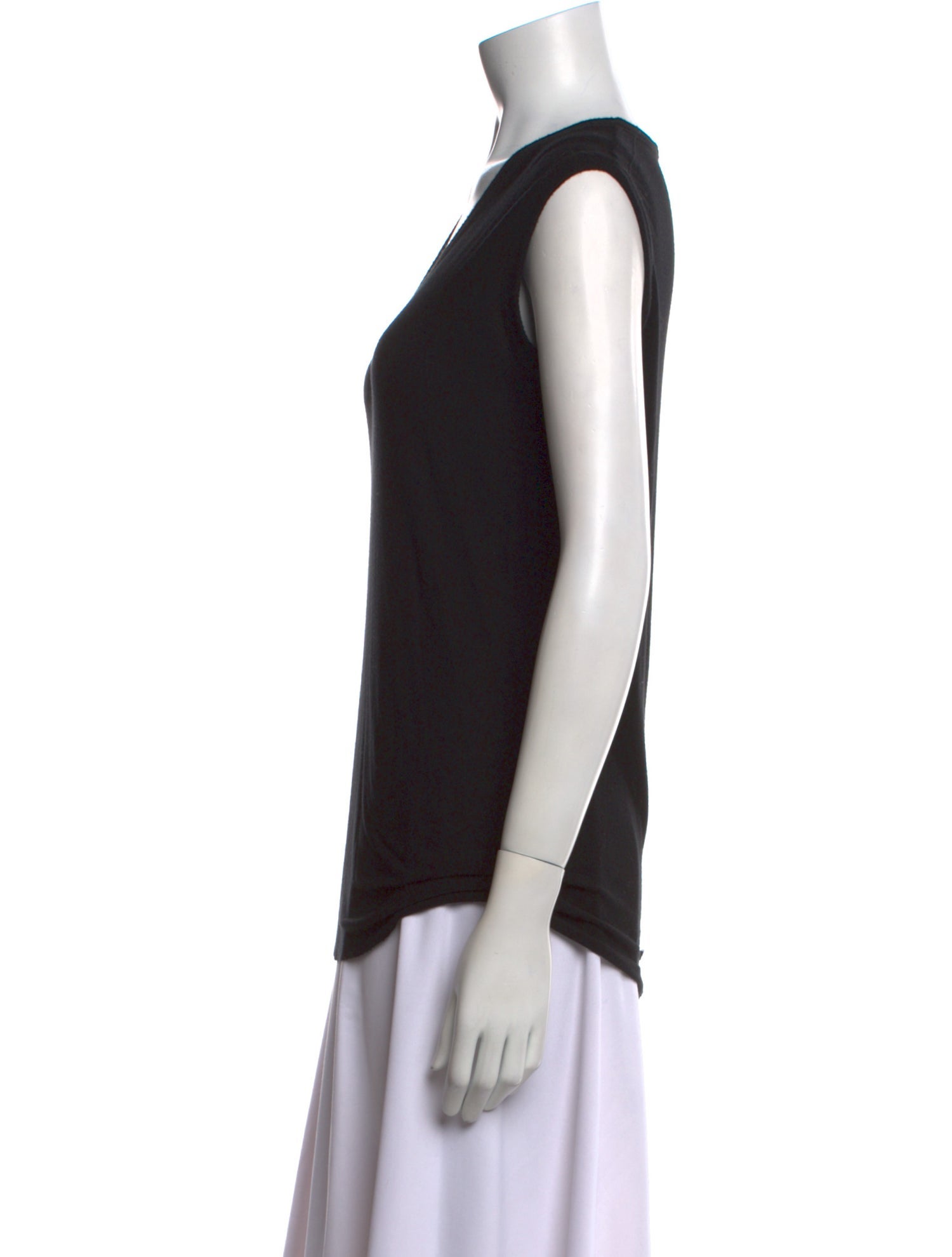 Rick Owens V-Neck Sleeveless Top