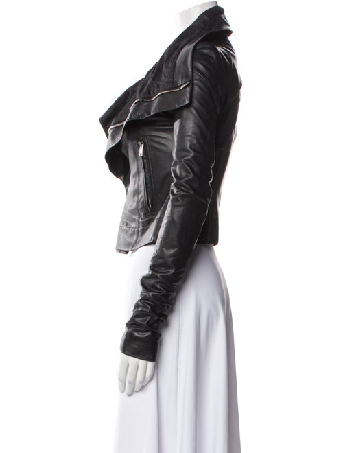 Rick Owens Leather Biker Jacket