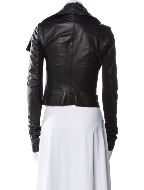 Rick Owens Leather Biker Jacket