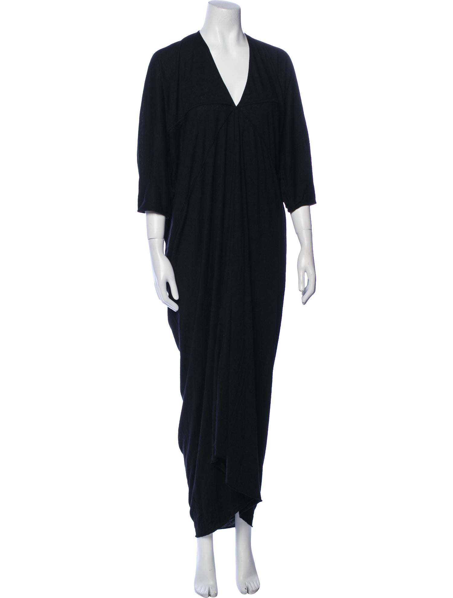 Rick Owens V-Neck Midi Length Dress w/ Tags