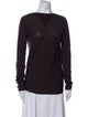 Rick Owens Virgin Wool Bateau Neckline Top