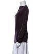 Rick Owens Virgin Wool Bateau Neckline Top